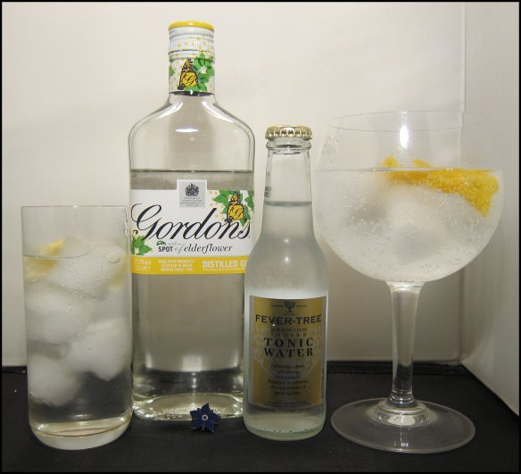 Gordon's with a Spot of Elderflower Gin & Tonic and Gin Tonica