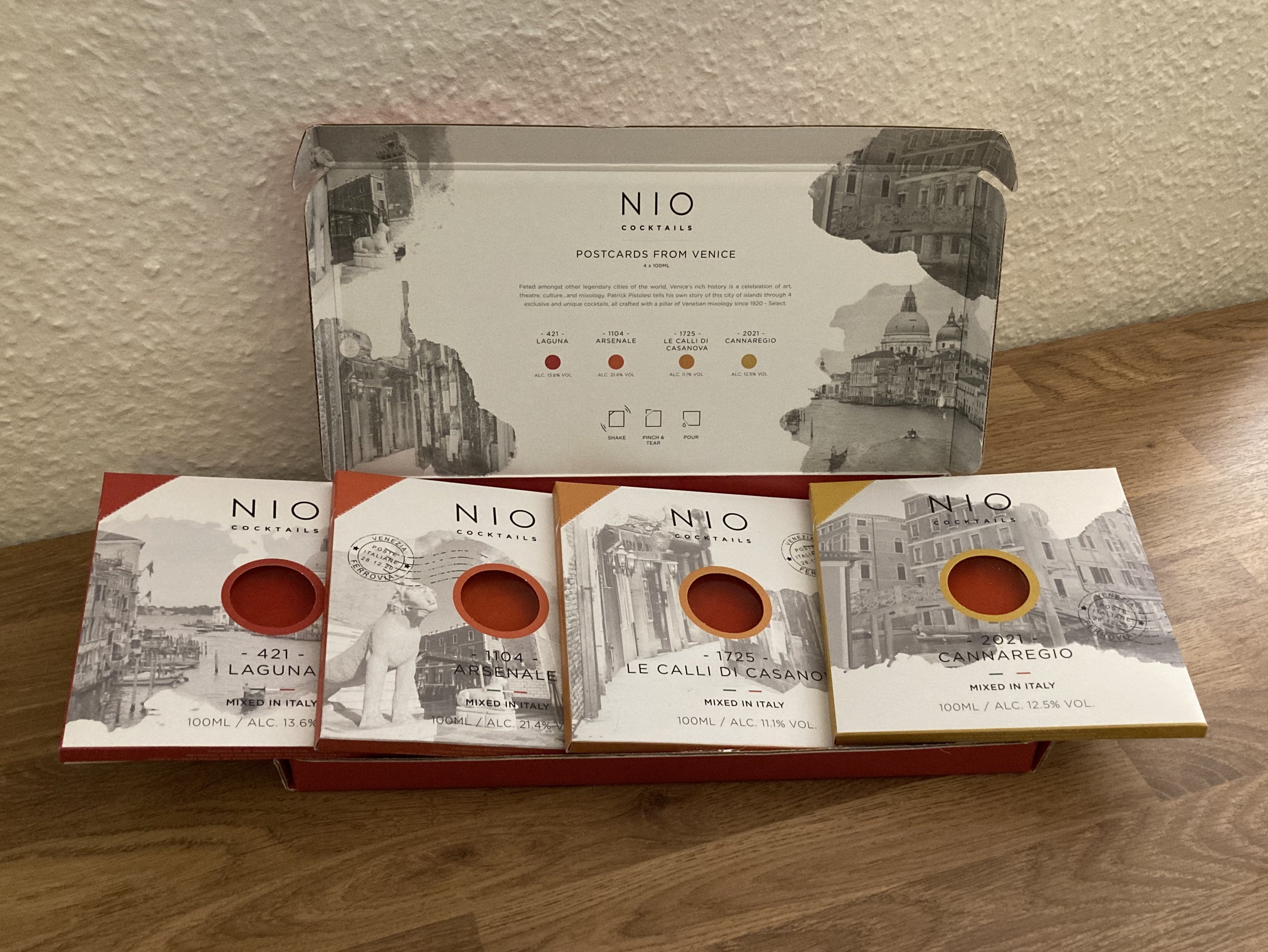 Postcards from Venice with NIO Cocktails